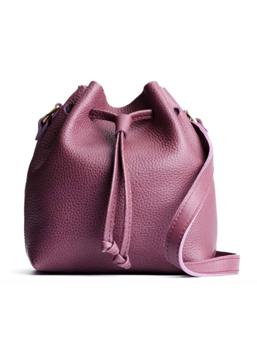 Portland Leather Goods Bucket Bag Small Kyoto Pink Mauve